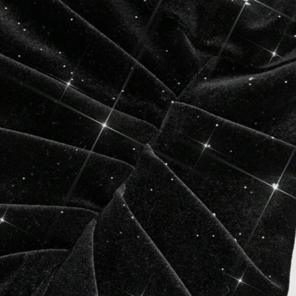 π€ SHEIN Girlism Elegant Velvet Draped Neck Ruched Bodycon Dress β Size 12Y NWOT - Picture 4 of 13